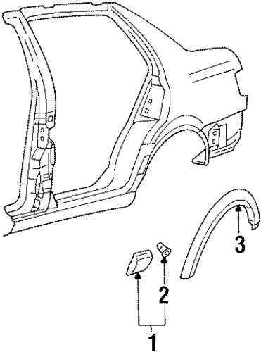 Jetta EXTERIOR TRIM - QUARTER PANEL