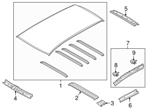 Outback ROOF & COMPONENTS 2