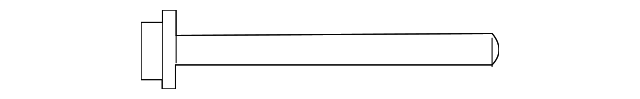 WHT-004-287 Деталь FRONT MOUNT BRKT BOLT