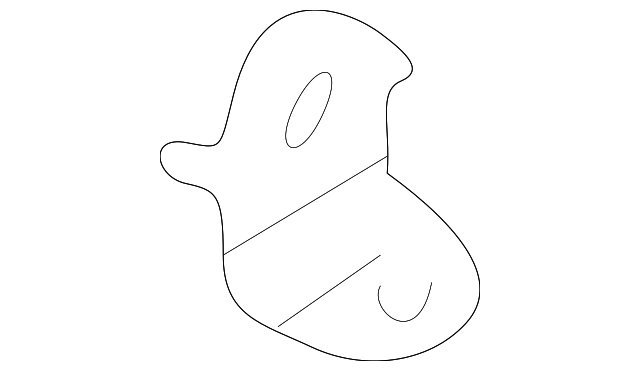 GD7B68425 Деталь PULL HANDLE BRACKET, RIGHT