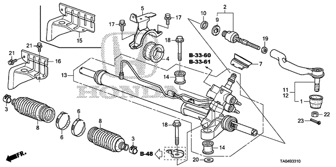 ACCORD SEDAN P.S. GEAR BOX