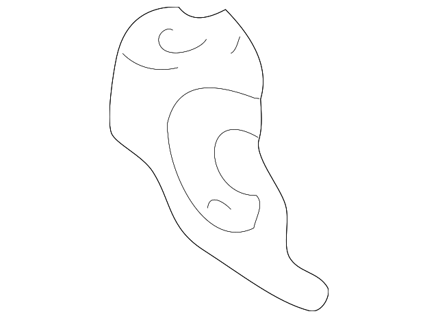 53287-47010 Деталь FRONT PANEL EXTENSION, RIGHT