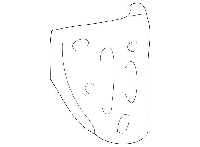 57117-47010 Деталь FRONT PLATE, RIGHT