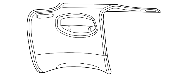 1UL92DX9AD Деталь BULKHEAD TRIM, RIGHT
