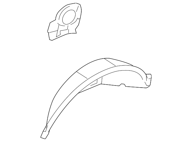71640-FD100 Деталь INNER WHEELHOUSE, RIGHT