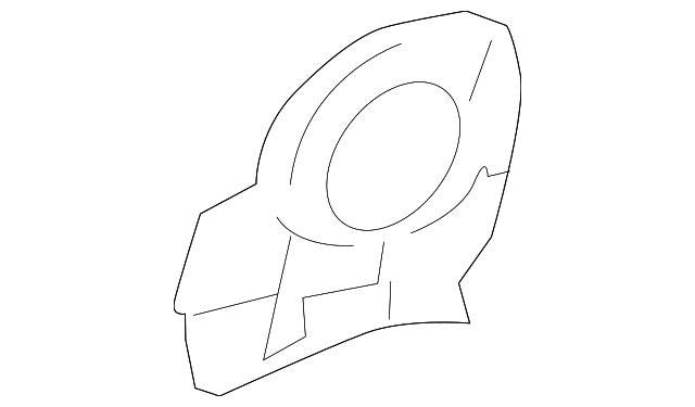 0K34A-70120A Деталь INNER WHEELHOUSE REINFORCEMENT, RIGHT