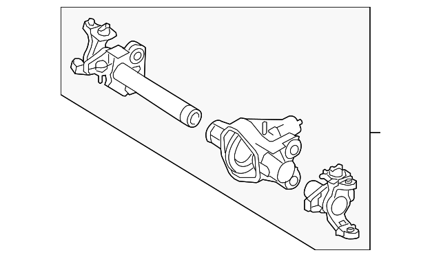 AC3Z-3010-H Деталь AXLE HOUSING