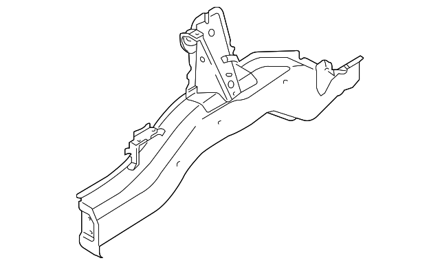 5861065J01 Деталь LOWER RAIL, RIGHT