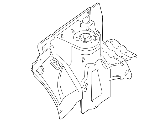 5830077K00 Деталь WHEELHOUSE PANEL, RIGHT
