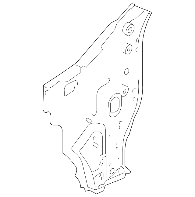 5921077K00 Деталь REAR PANEL, RIGHT