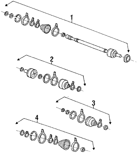Sonata DRIVE AXLES