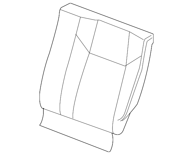25952470 SEAT BACK COVER, LEFT