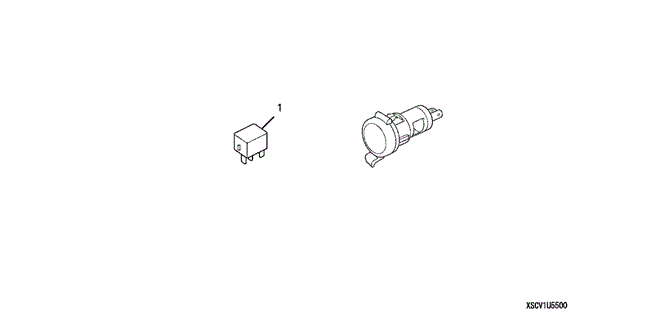 ACCESSORIES/REAR POWER OUTLET for 2007 Honda ELEMENT #1