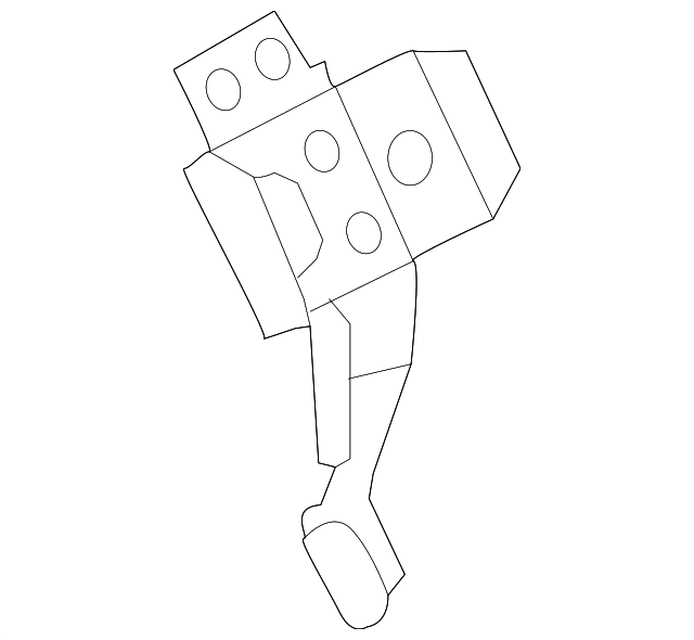 19317678 Деталь STRIKER RETAINER, LEFT