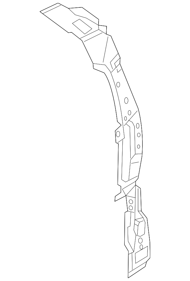 19317122 Деталь RR PILLAR REINF, LEFT