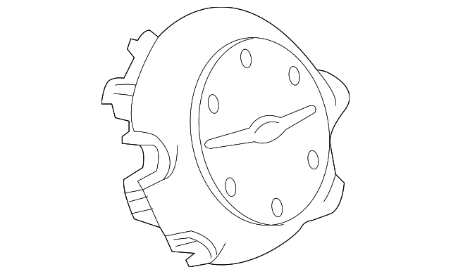 WX77WL8AB Деталь DRIVER AIR BAG
