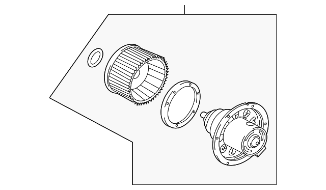 1L2Z-19805-FA BLOWER MOTOR