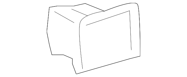 75393-60040 BODY SIDE MLDG RETAINER, LEFT
