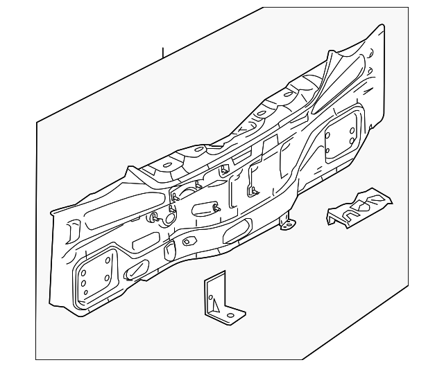 G9110-ZW4MA Деталь REAR BODY PANEL
