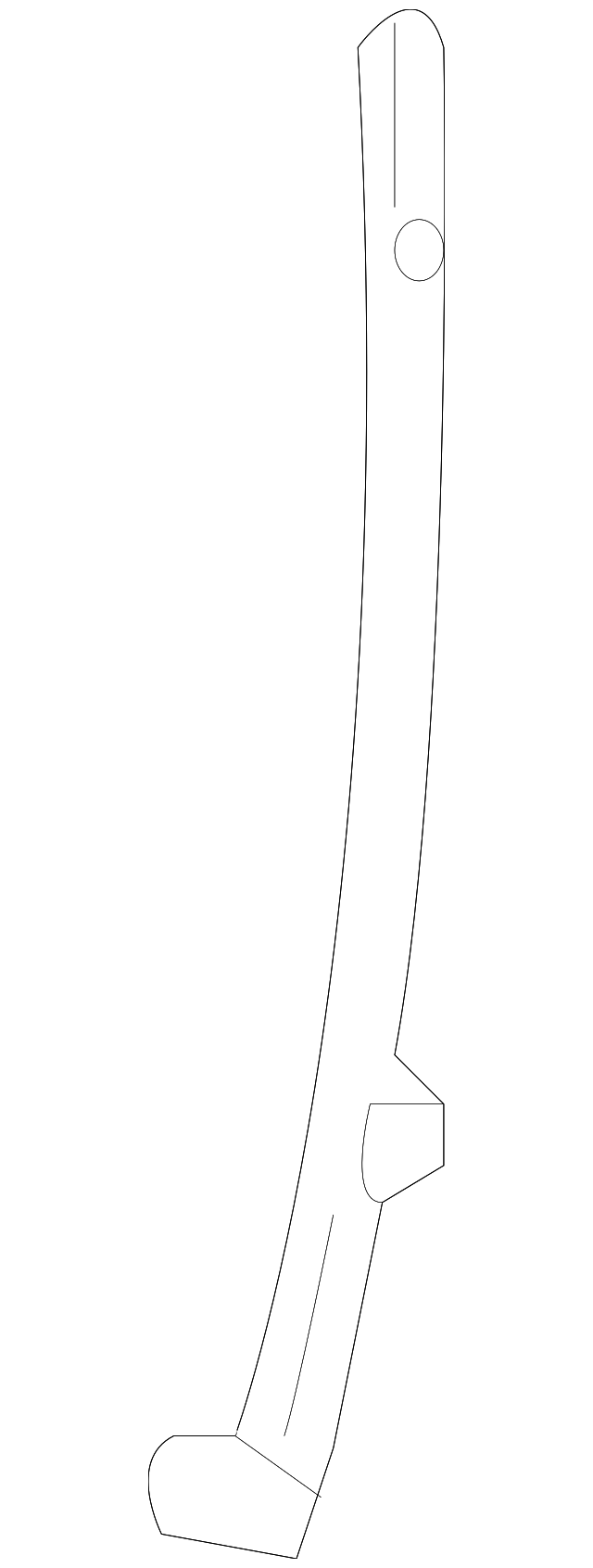 8171078J01 Деталь FRONT GUIDE, RIGHT