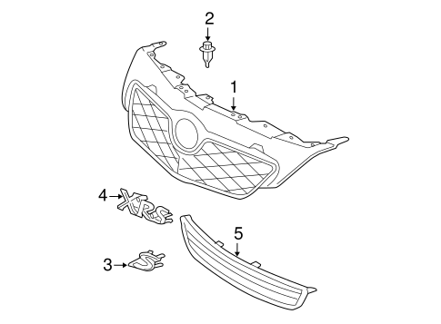 Corolla GRILLE & COMPONENTS