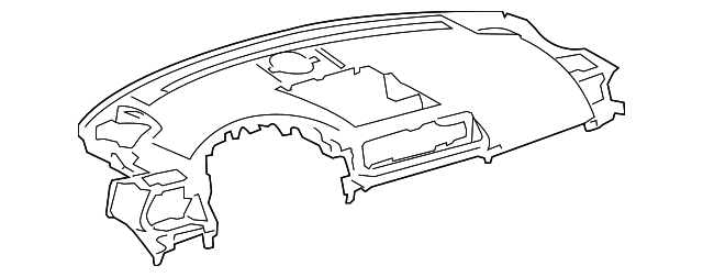 55302-76140-C0 Деталь UPPER CRASH PAD