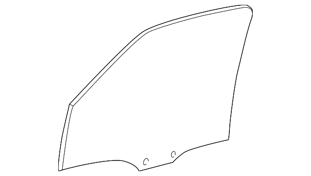 1F60-58-500 Деталь DOOR GLASS, RIGHT