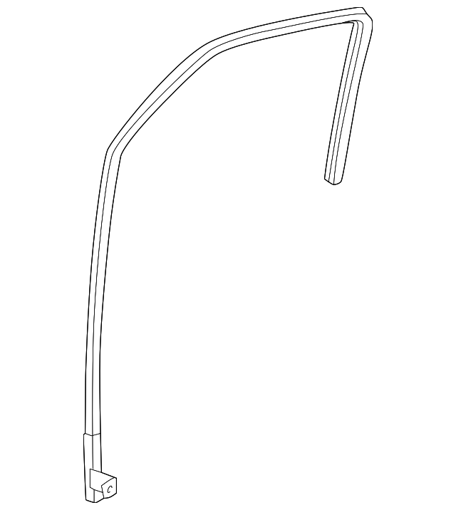 1F80-58-605C Деталь RUN CHANNEL, RIGHT