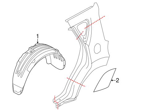 Soul EXTERIOR TRIM - QUARTER PANEL 2