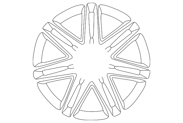 42611-21240 Деталь WHEEL, ALLOY