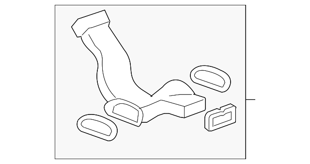 96630107 Деталь FLOOR DUCT