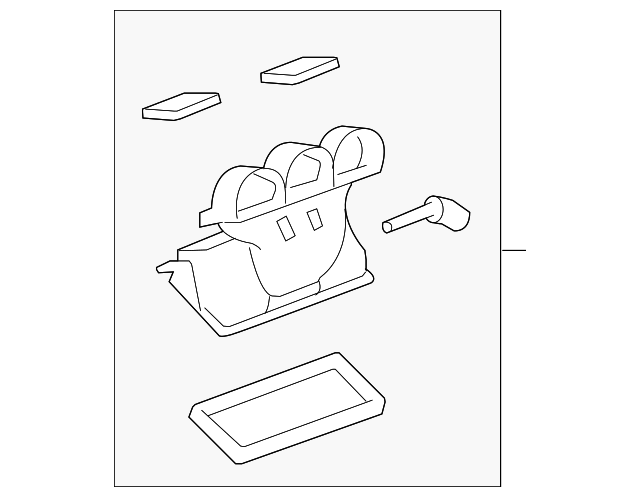96800880 Деталь CENTER DUCT