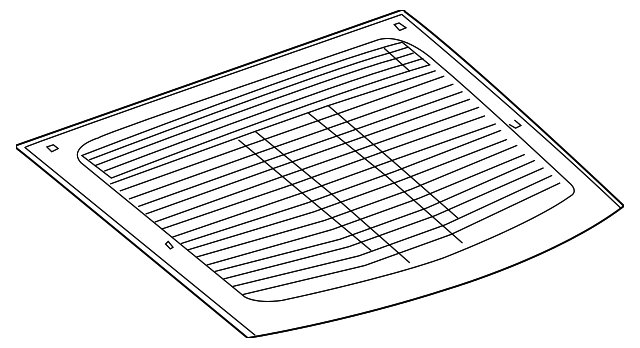 22840625 Деталь BACK GLASS