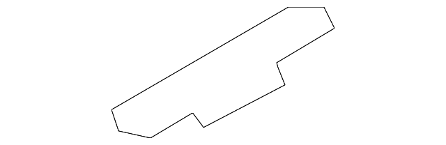 73882CG003 Деталь ROOF MOLDING END CAP, LEFT