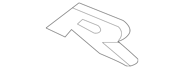75711-S2A-A01 Деталь EMBLEM SET (R)