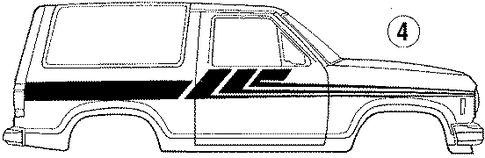 Bronco II STRIPE TAPE 4
