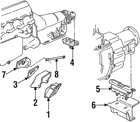 C2500 ENGINE & TRANS MOUNTING