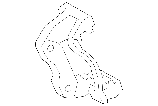 47821-47080 CALIPER MOUNT, LEFT