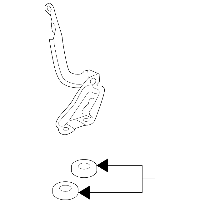 53410-60060 Деталь HINGE, RIGHT
