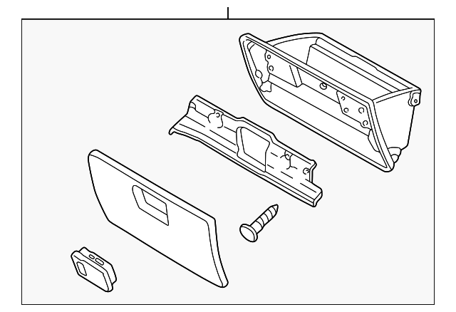 LD476403005 Деталь GLOVE BOX ASSY