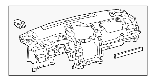 55301-06210-C0 Деталь INSTRUMENT PANEL