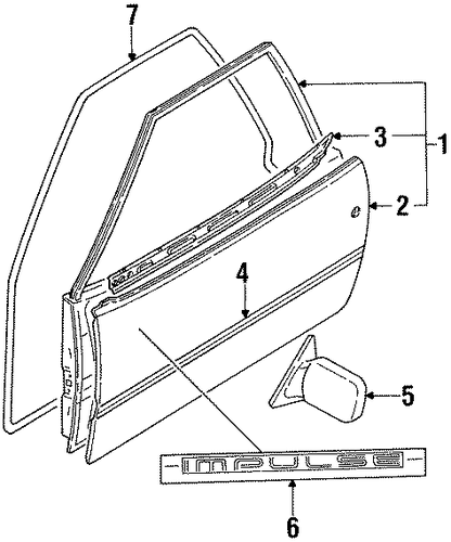 Impulse DOOR & COMPONENTS