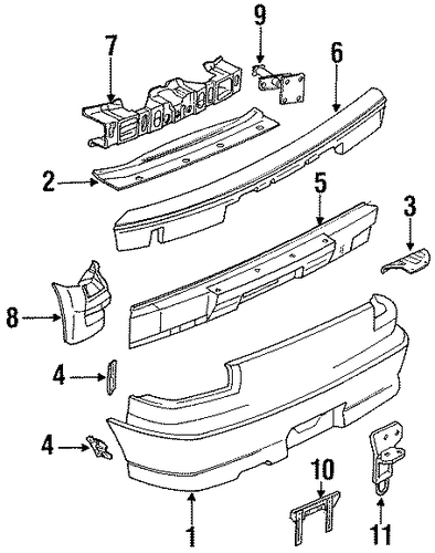 Impulse BUMPER & COMPONENTS - REAR 2