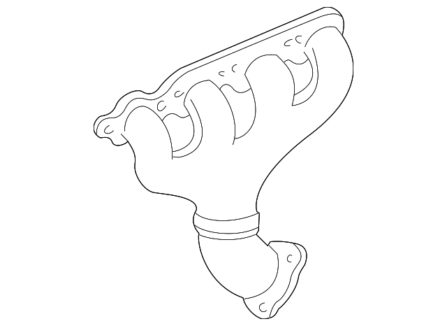 12562638 Деталь MANIFOLD, LEFT