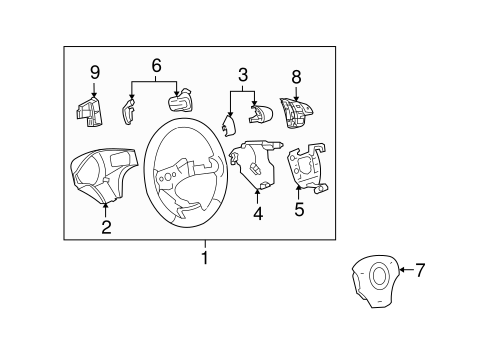 Corvette STEERING WHEEL & TRIM
