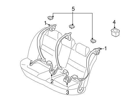 Legacy REAR SEAT BELTS