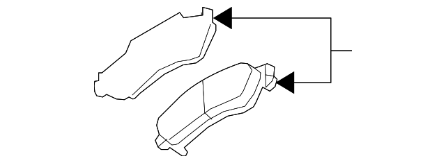 22866196 Деталь BRAKE PADS