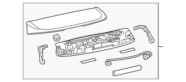 76085-60100-E2 SPOILER ASSY