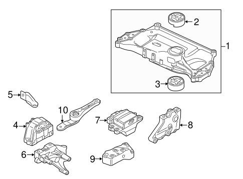 Jetta ENGINE & TRANS MOUNTING