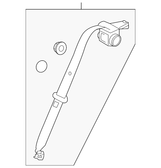89810-2M500-9P Деталь BELT & RETRACTOR, LEFT